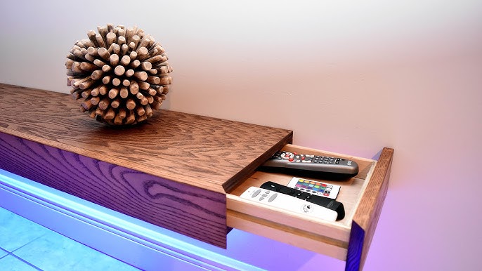Floating Shelf with Hidden Compartment